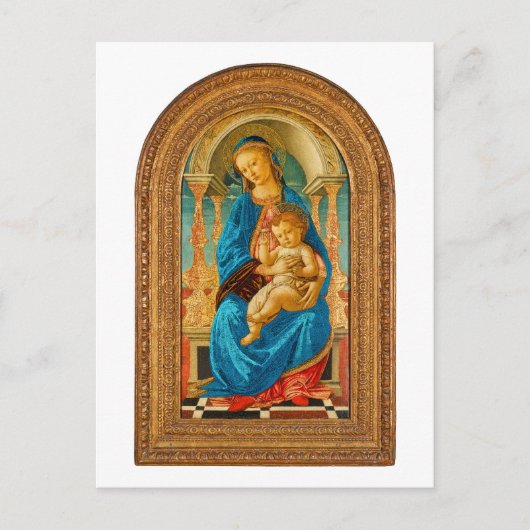 Sandro Botticelli Madonna en kind c 1470 Briefkaart (Voorkant)