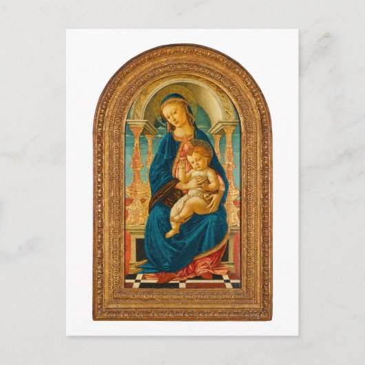 Sandro Botticelli Madonna en kind c 1470 Briefkaart (Voorkant)