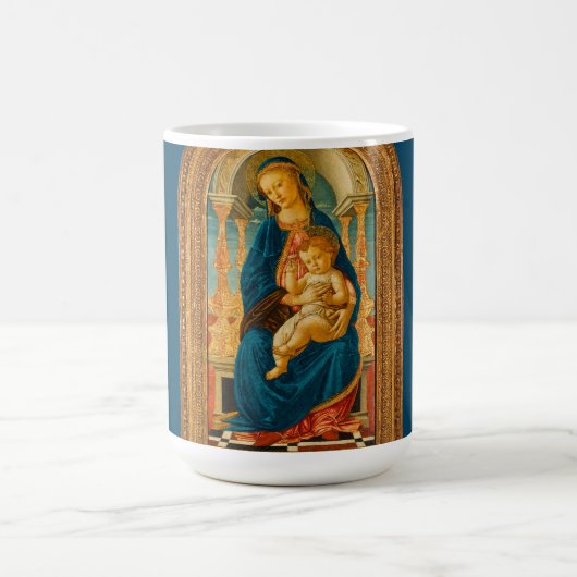 Sandro Botticelli Madonna en kind c 1470 Koffiemok (Center)