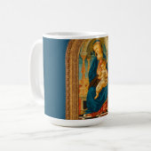 Sandro Botticelli Madonna en kind c 1470 Koffiemok (Voorkant links)