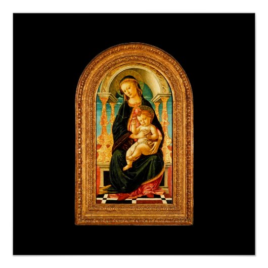 Sandro Botticelli Madonna en kind c 1470 Perfect Poster (Voorkant)