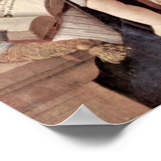 Sandro Botticelli - Madonna van het boek Poster (Hoek)