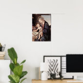 Sandro Botticelli - Madonna van het boek Poster (Thuiskantoor)