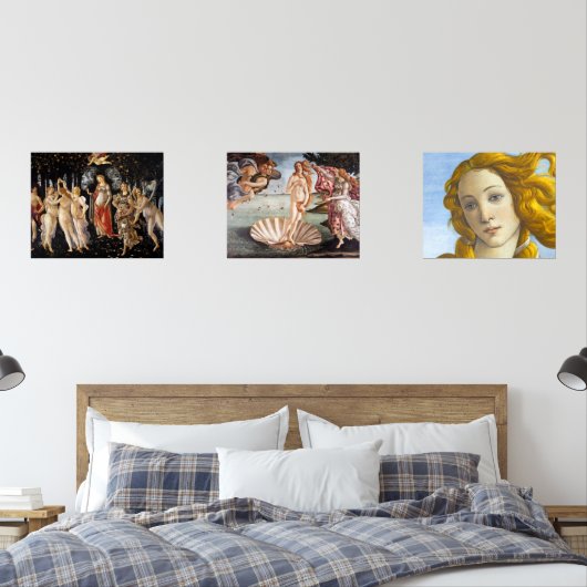 Sandro Botticelli - Meesterwerken Selectie Muurkunst Sets (Slaapkamer)