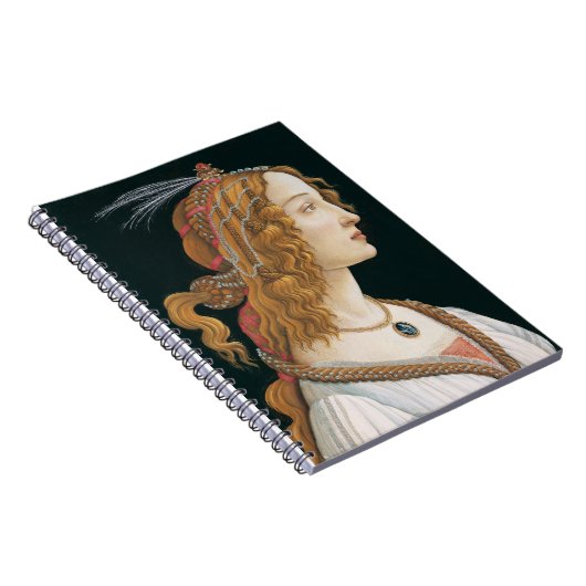 Sandro Botticelli, Portret van een vrouw (1480) Notitieboek (Rechterzijde)