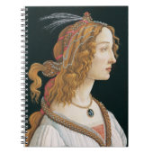 Sandro Botticelli, Portret van een vrouw (1480) Notitieboek (Voorkant)