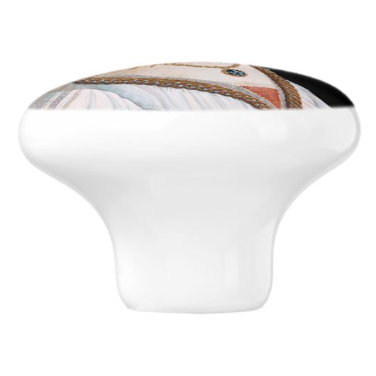 Sandro Botticelli - Portret van Simonetta Vespucci Keramische Knop (Zijkant)