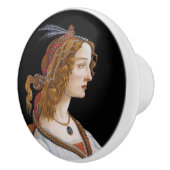 Sandro Botticelli - Portret van Simonetta Vespucci Keramische Knop (Rechts)
