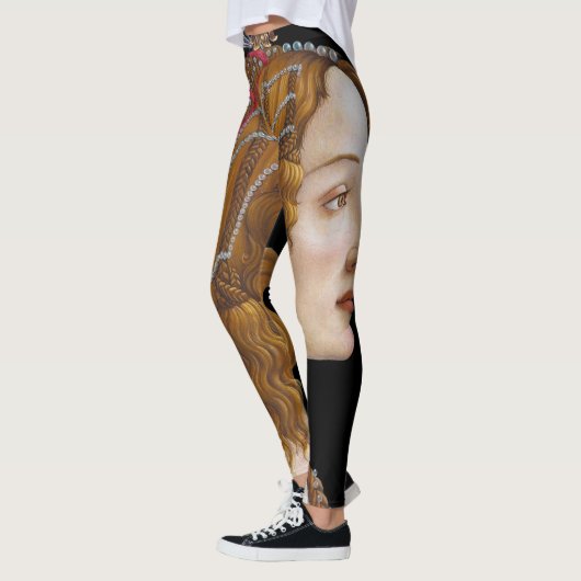 Sandro Botticelli - Portret van Simonetta Vespucci Leggings (Links)