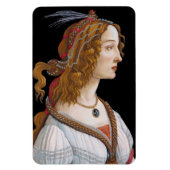 Sandro Botticelli - Portret van Simonetta Vespucci Magneet (Verticaal)