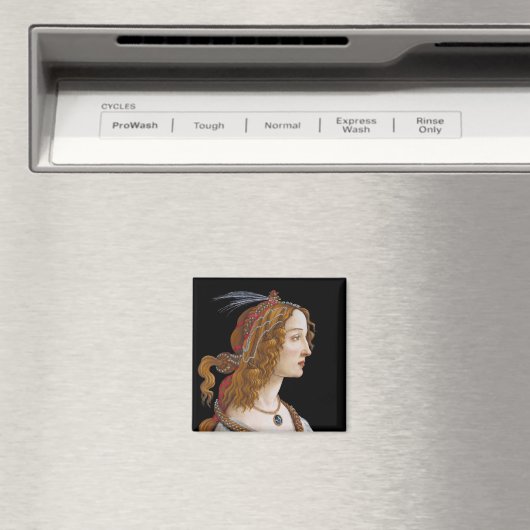Sandro Botticelli - Portret van Simonetta Vespucci Magneet (Insitu (Vaatwasser))