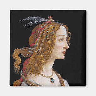 Sandro Botticelli - Portret van Simonetta Vespucci Magneet