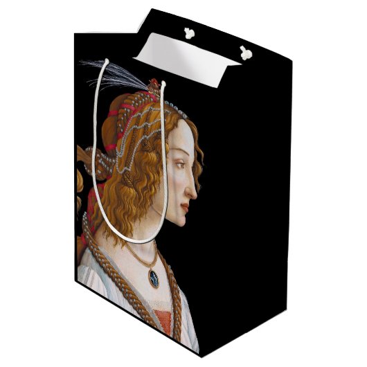 Sandro Botticelli - Portret van Simonetta Vespucci Medium Cadeauzakje (Achterkant Gekanteld)