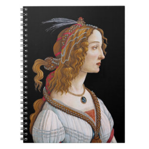 Sandro Botticelli - Portret van Simonetta Vespucci Notitieboek
