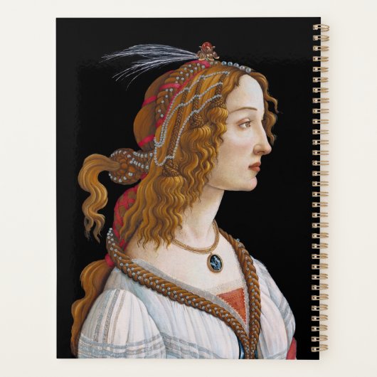 Sandro Botticelli - Portret van Simonetta Vespucci Planner (Achterkant)