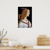 Sandro Botticelli - Portret van Simonetta Vespucci Poster (Keuken)