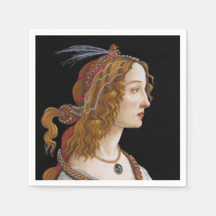 Sandro Botticelli - Portret van Simonetta Vespucci Servet