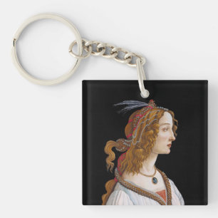 Sandro Botticelli - Portret van Simonetta Vespucci Sleutelhanger