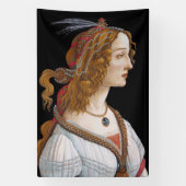 Sandro Botticelli - Portret van Simonetta Vespucci Spandoek (Verticaal)