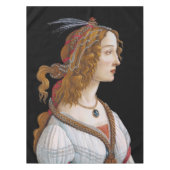 Sandro Botticelli - Portret van Simonetta Vespucci Tafelkleed (Voorkant)
