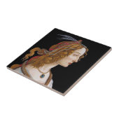 Sandro Botticelli - Portret van Simonetta Vespucci Tegeltje (Zijkant)