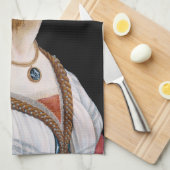 Sandro Botticelli - Portret van Simonetta Vespucci Theedoek (Quarter Fold)