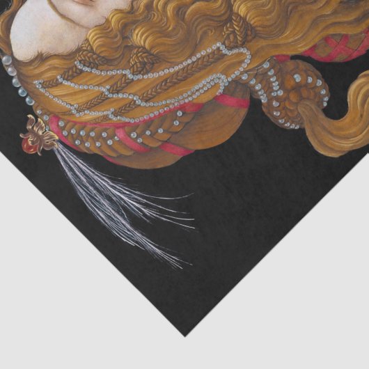 Sandro Botticelli - Portret van Simonetta Vespucci Tissuepapier (Detail)