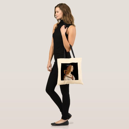 Sandro Botticelli - Portret van Simonetta Vespucci Tote Bag (Voorkant (model))