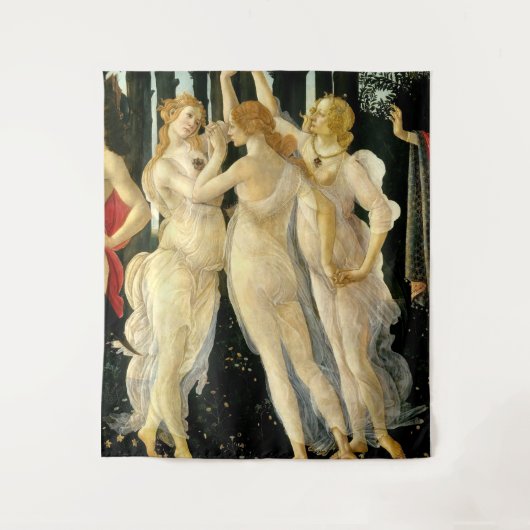 Sandro Botticelli "Primavera - Drie Gratiën"  Wandkleed (Voorkant)