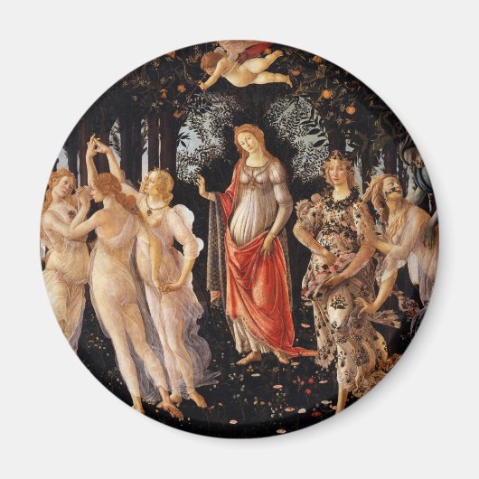 Sandro Botticelli Primavera Fijne Kunst Magneet (Voorkant)