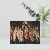 Sandro Botticelli Primavera Fine Art Briefkaart (Staand voorkant)