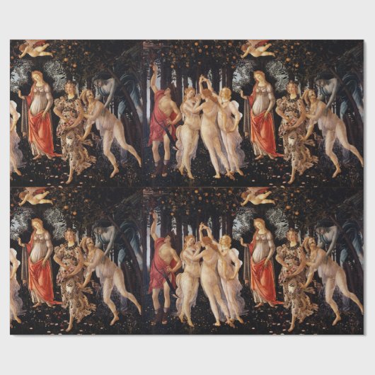 Sandro Botticelli Primavera Fine Art Cadeaupapier (Vlak)