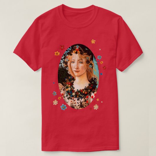 Sandro Botticelli Primavera Spring 2 T-shirt (Design voorkant)