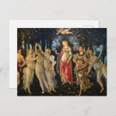 Sandro Botticelli - Primavera(Spring) Fine Art Briefkaart (Voorkant / Achterkant)