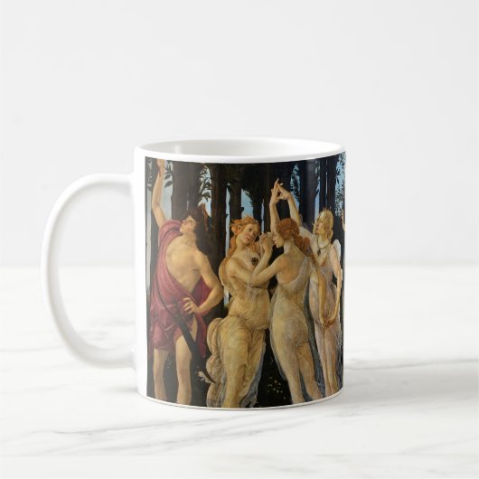 Sandro Botticelli - Primavera(Spring) Fine Art Koffiemok (Links)