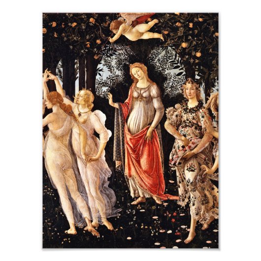 Sandro Botticelli - Primavera , Spring Foto Afdruk (Voorkant)