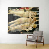 Sandro Botticelli "Primavera - Three Graces" Wandkleed (In Situ (horizontaal))