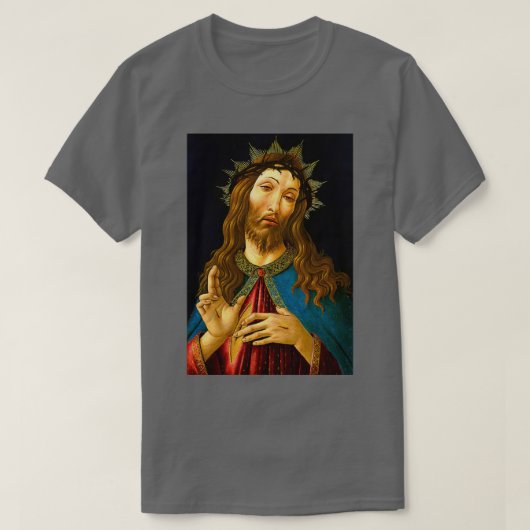 Sandro Botticelli quotChristus Gekruid met Thornsq T-shirt (Design voorkant)