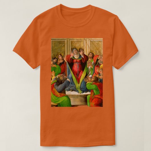 Sandro Botticelli quotDescent Of The Holy Ghostquo T-shirt (Design voorkant)
