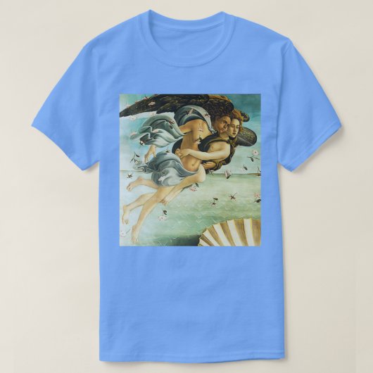 Sandro Botticelli quotThe Birth of Venusquot Zephy T-shirt (Design voorkant)