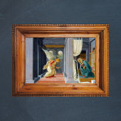 Sandro Botticelli schildert de aankondiging Poster