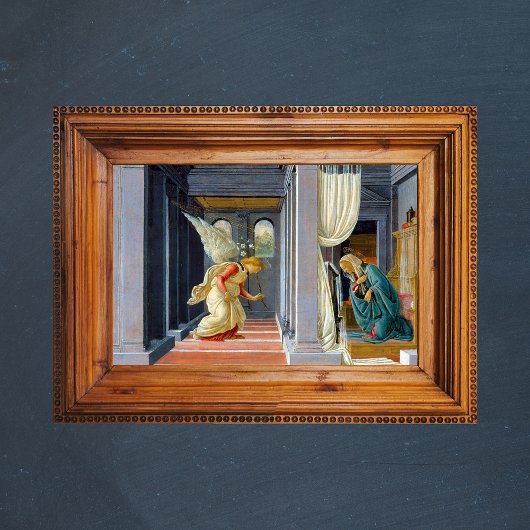 Sandro Botticelli schildert de aankondiging Poster