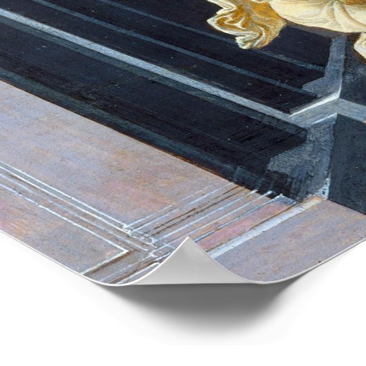 Sandro Botticelli schildert de aankondiging Poster (Hoek)