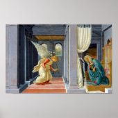 Sandro Botticelli schildert de aankondiging Poster (Voorkant)