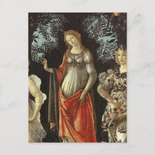 Sandro Botticelli - Spring-Venus & Flora Fine Art Briefkaart