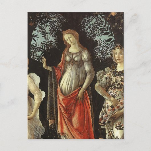 Sandro Botticelli - Spring-Venus & Flora Fine Art Briefkaart (Voorkant)