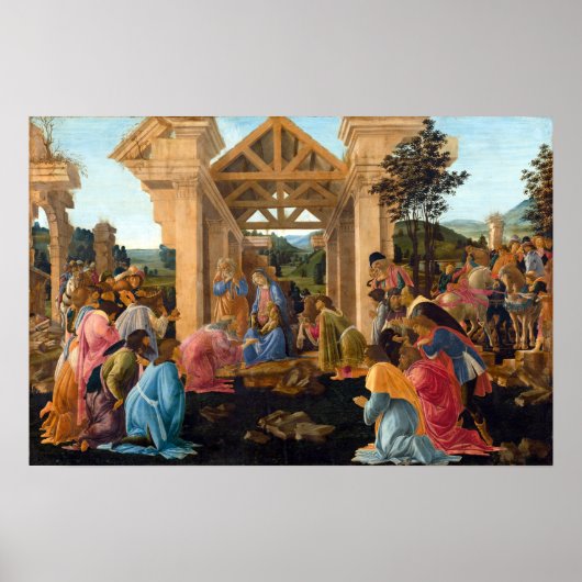 Sandro Botticelli The Adoration of the Magi Poster (Voorkant)