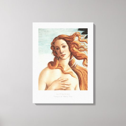 Sandro Botticelli The Birth of Venus Art Exhibit P Canvas Afdruk (Voorkant)
