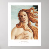 Sandro Botticelli The Birth of Venus Art Exhibit Poster (Voorkant)