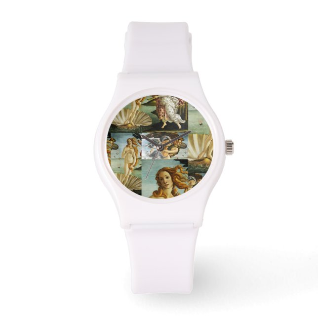 Sandro Botticelli "The Birth of Venus - collage" Horloge (Voorkant)